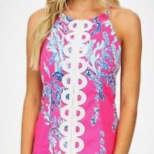 Lilly Pulitzer Annabelle halter top in Capri pink